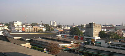 City View From Grand Deluxe in Viangbua Mansion Service Apartment Thailand